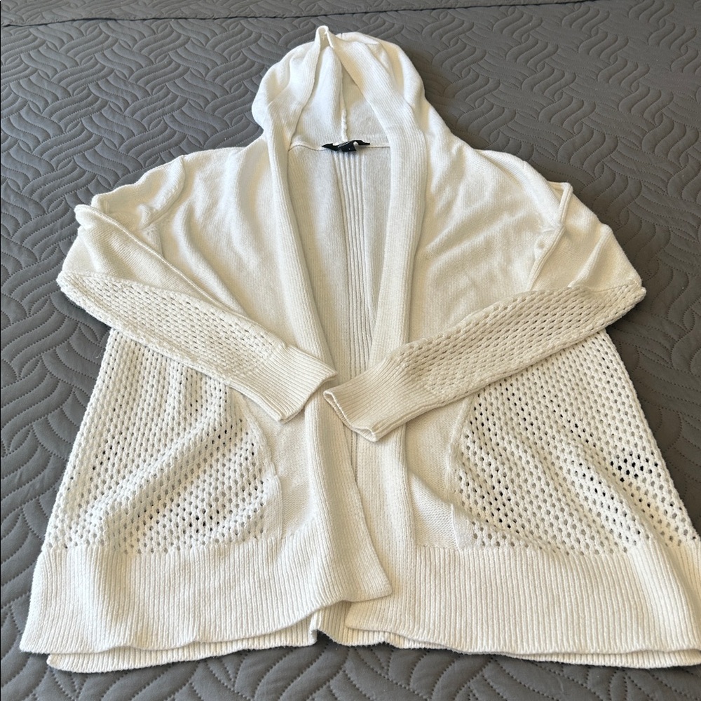 Simply Vera Vera Wang Cream Hooded Sweater